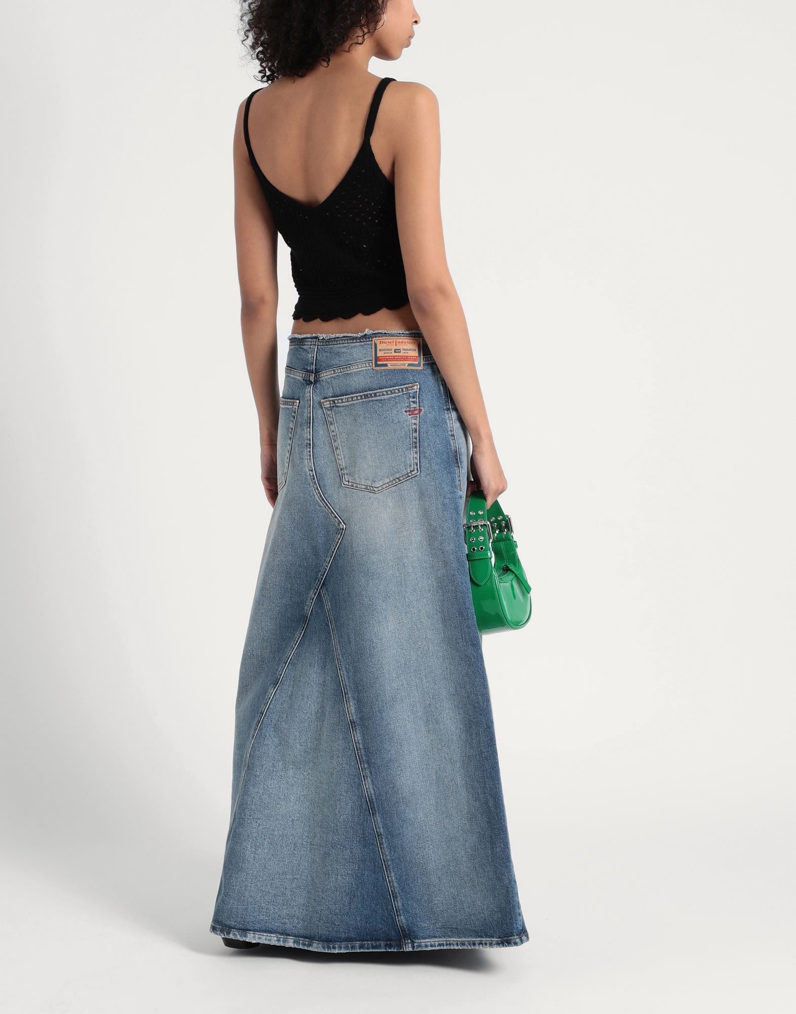 Blue Women's Denim Skirt - 3