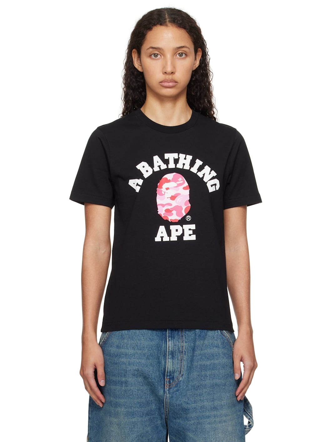 Black ABC Camo College T-shirt - 1