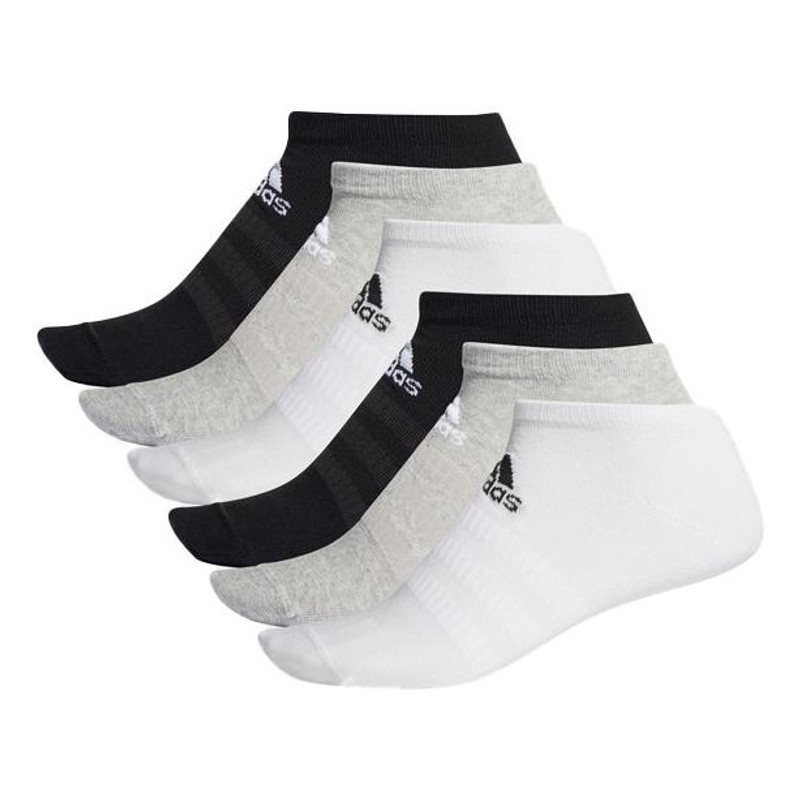 adidas Unisex Logo Embroidery Sock Combination Pack Black/White/Grey DZ9407 1