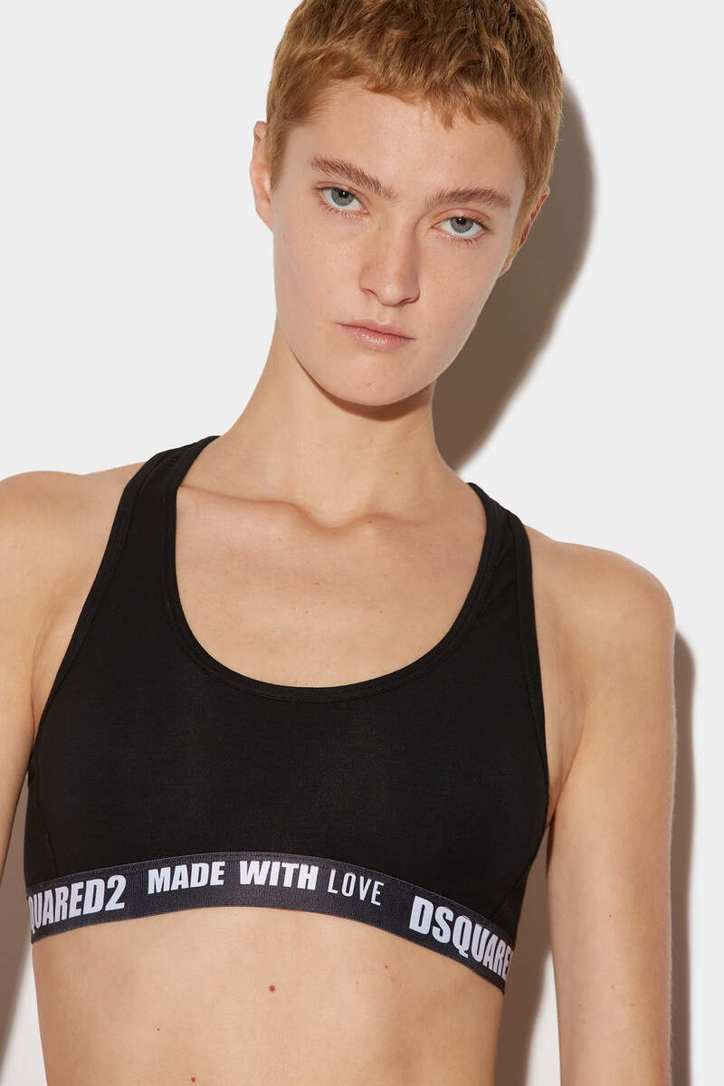 DSQUARED2 LOGO SPORT BRA 3
