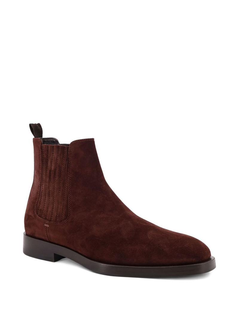 Brunello Cucinelli elasticated-panel suede boots outlook