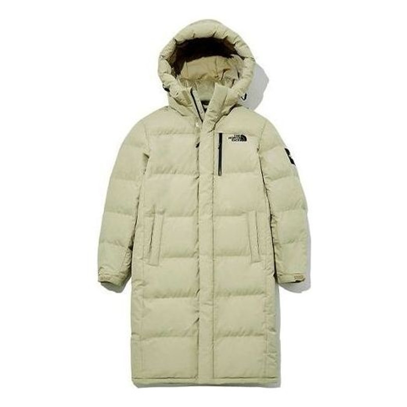 THE NORTH FACE Long Down Jacket 'Beige' NC1DL71B - 1
