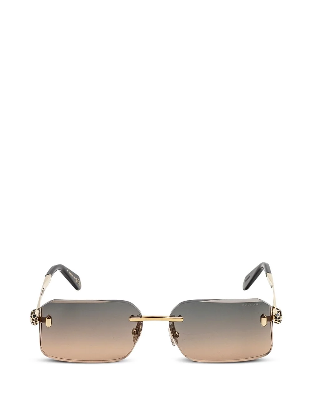 Serpenti rectangle-frame sunglasses - 1