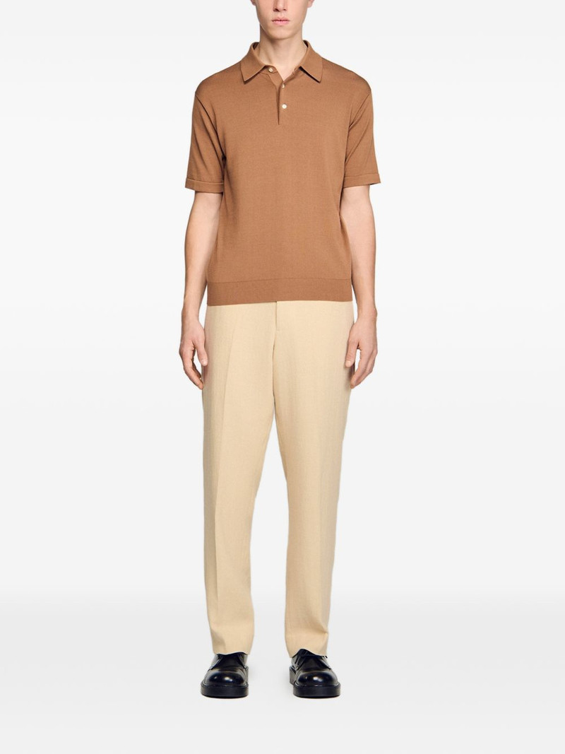 Sandro short-sleeve polo shirt outlook