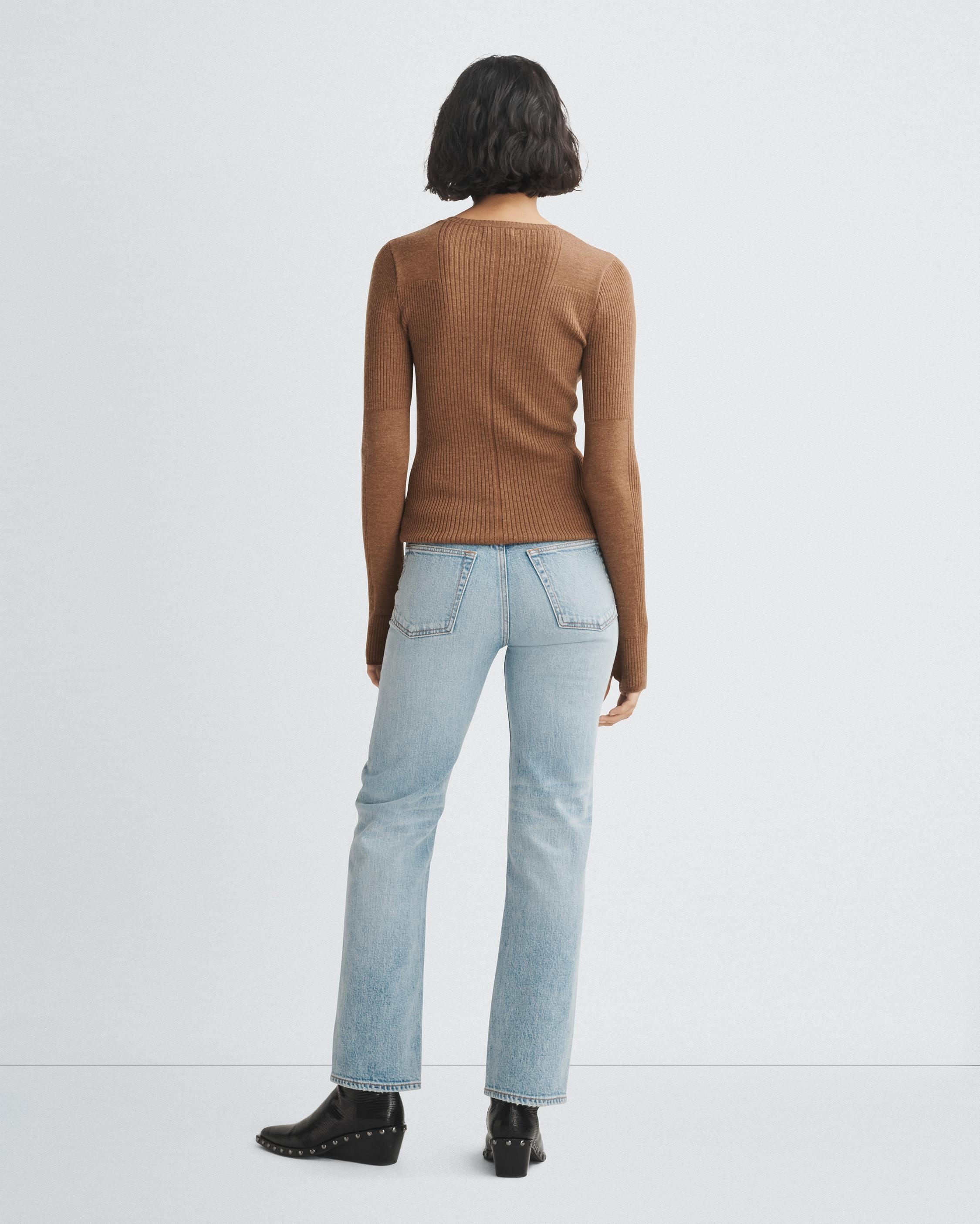 Audrina Wool Crew
Slim Fit Sweater - 5