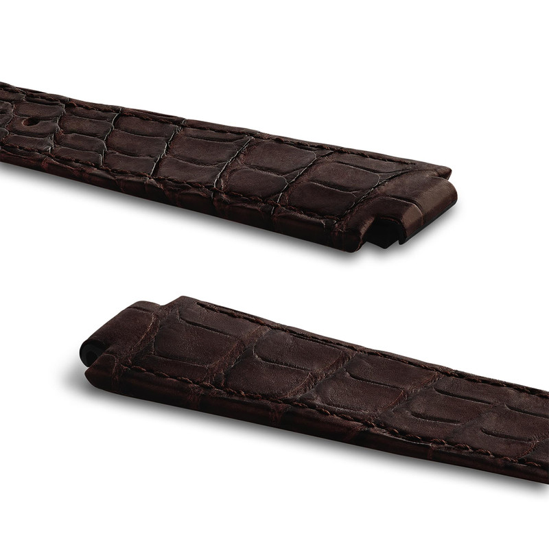 Louis Vuitton STRAP TAMBOUR ALLIGATOR BROWN L/L outlook