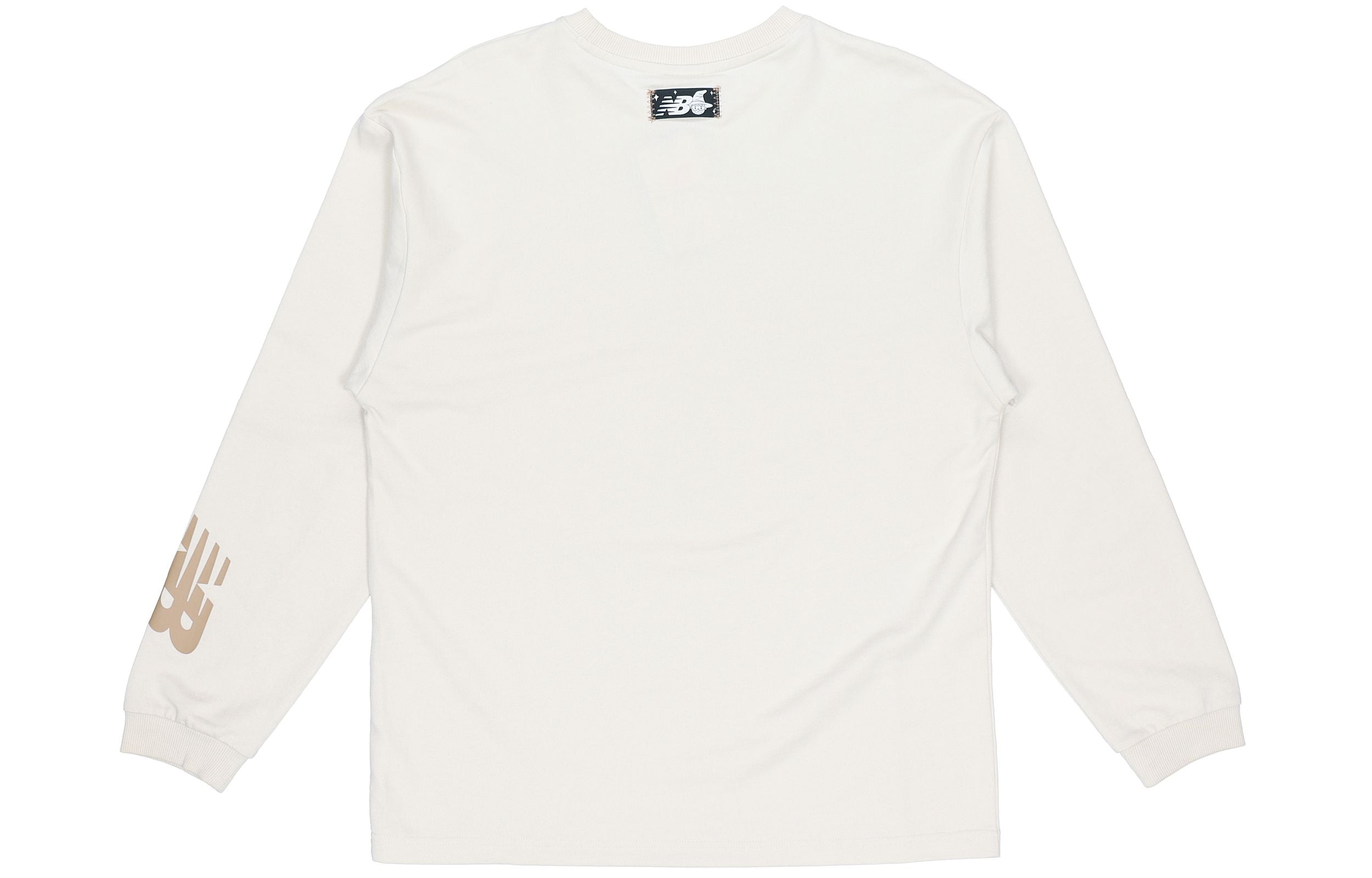 (WMNS) New Balance x Tyakasha Graphic Print Sweatshirt 'White' AMT04390-BE - 2