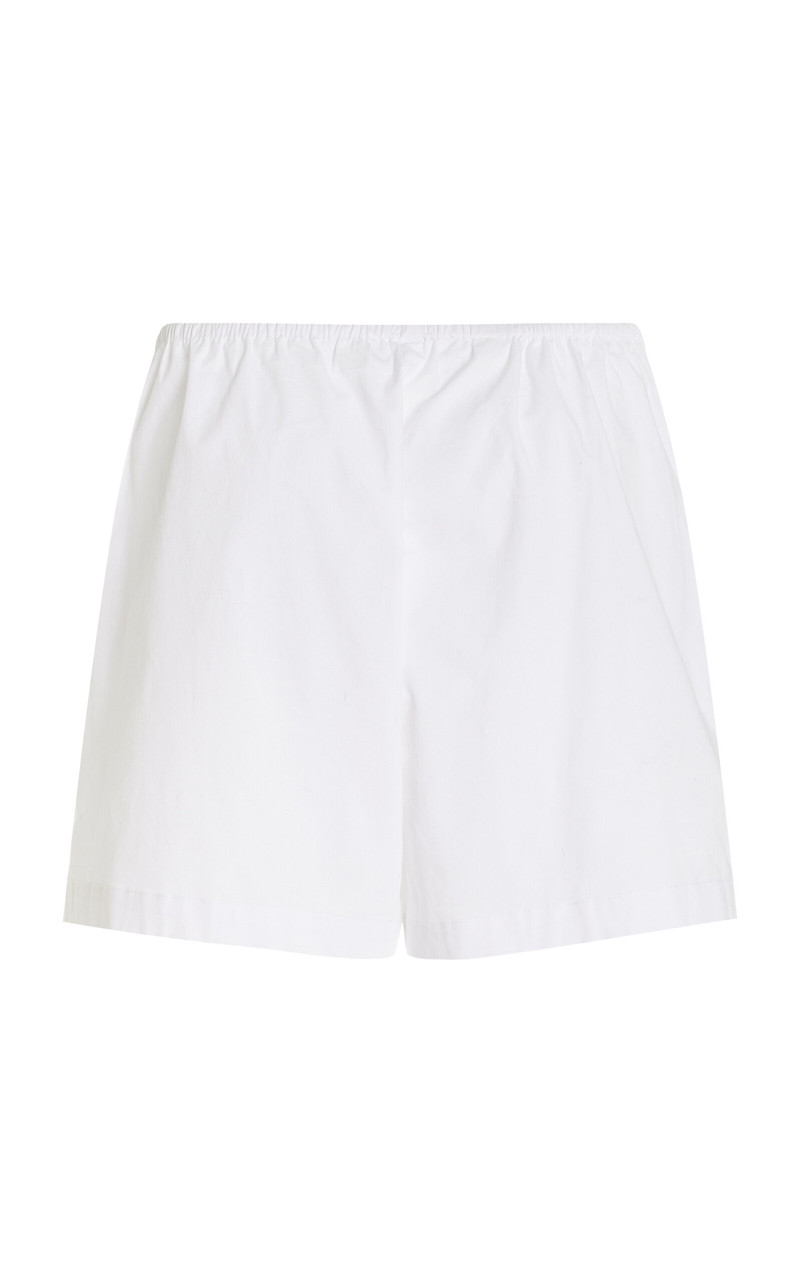 Solid & Striped x Sofia Richie Grainge Exclusive The Loretto Cotton Shorts white outlook