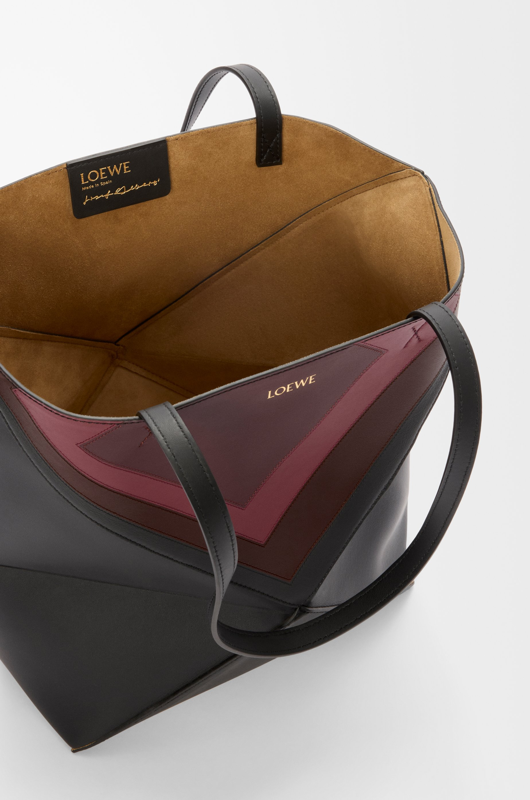 Medium Puzzle Fold tote in nappa calfskin - 9