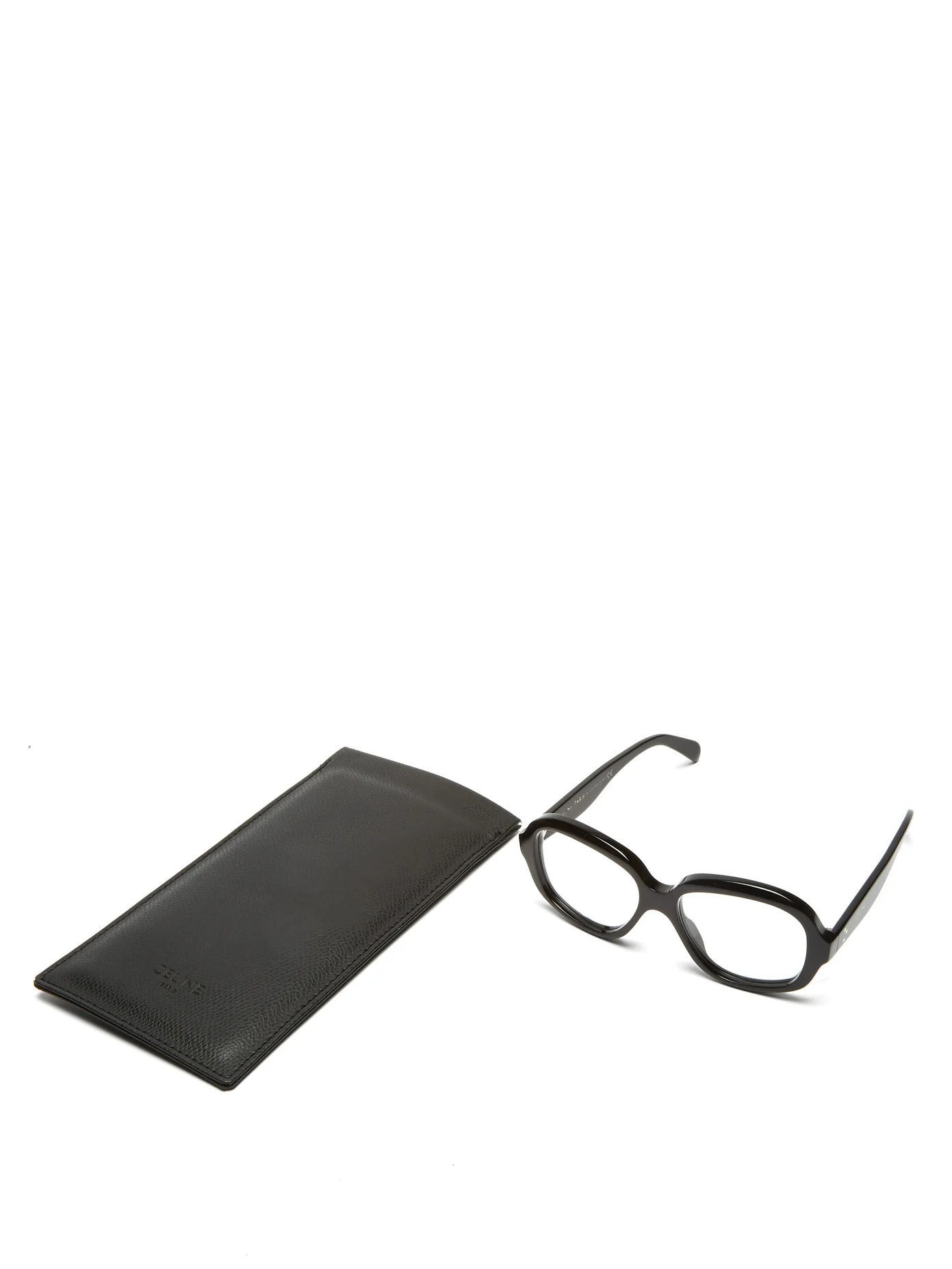 Oversized round-frame acetate glasses - 5