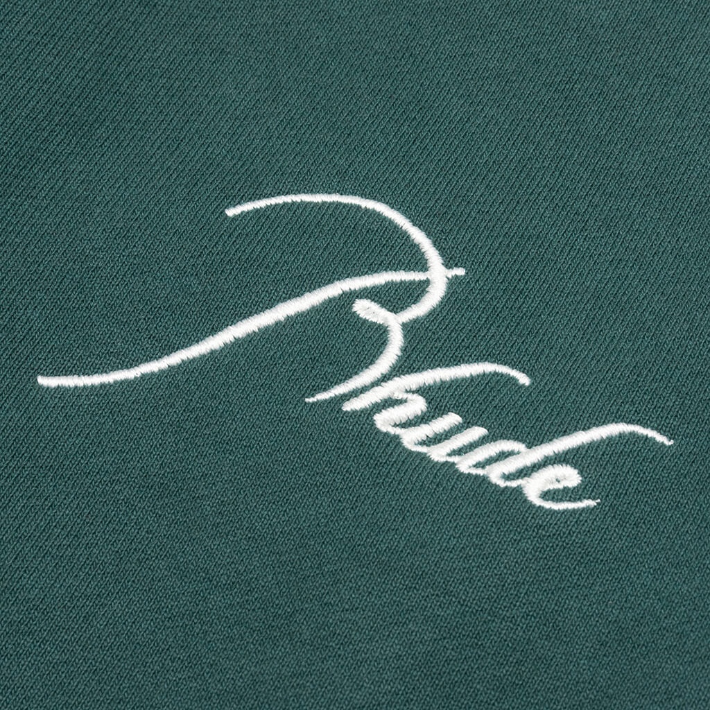 RHUDE TERRY SWEATPANT - HUNTER GREEN - 3