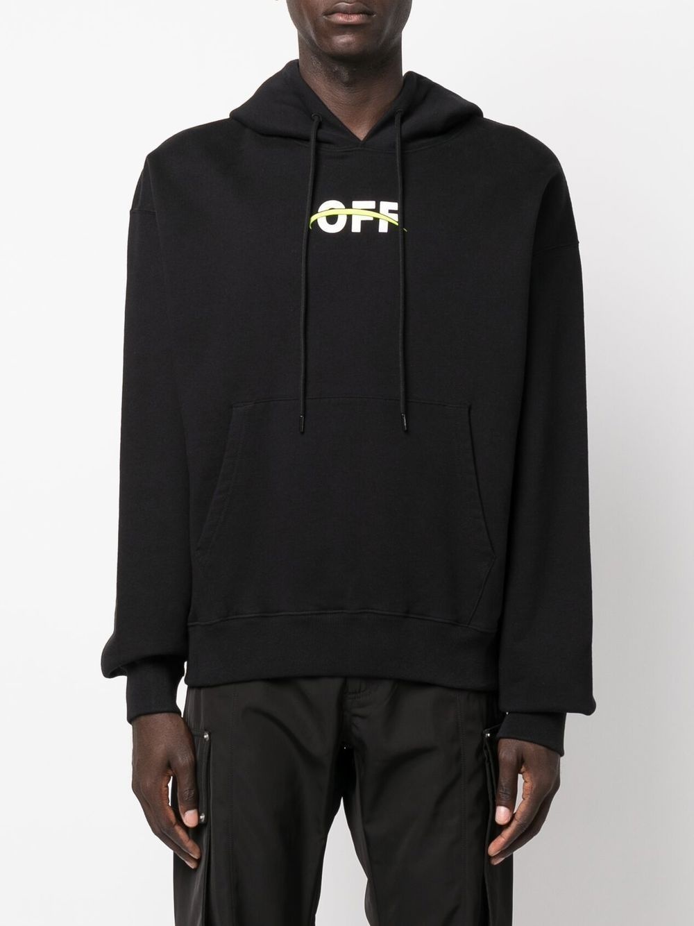 logo-print hoodie - 3