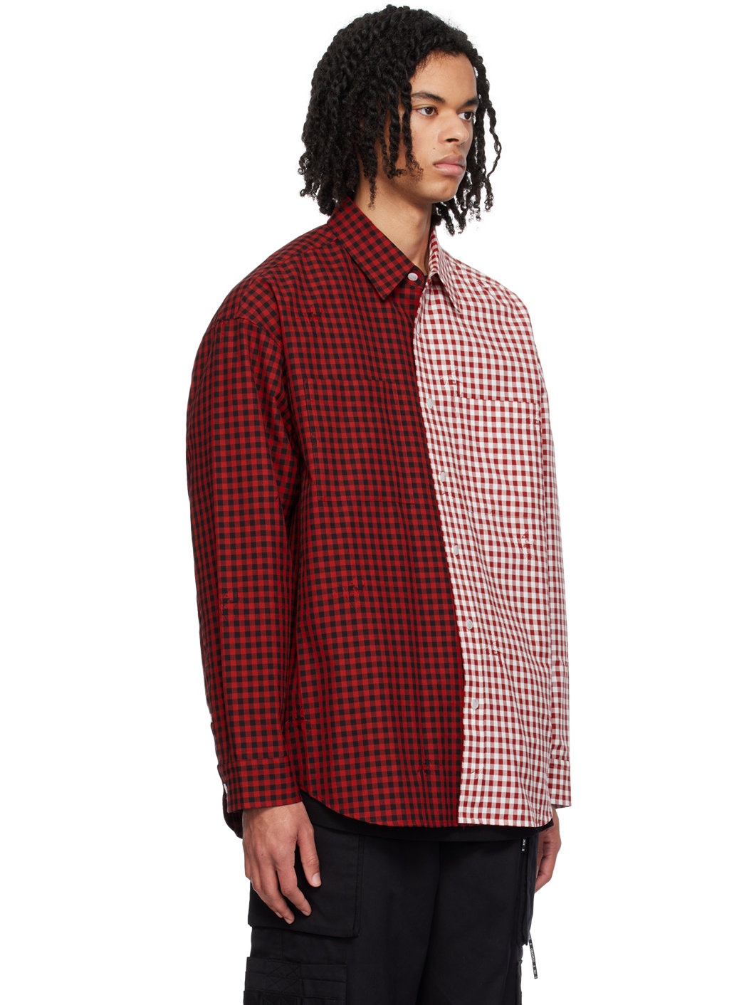 Red Embroidered Shirt - 2