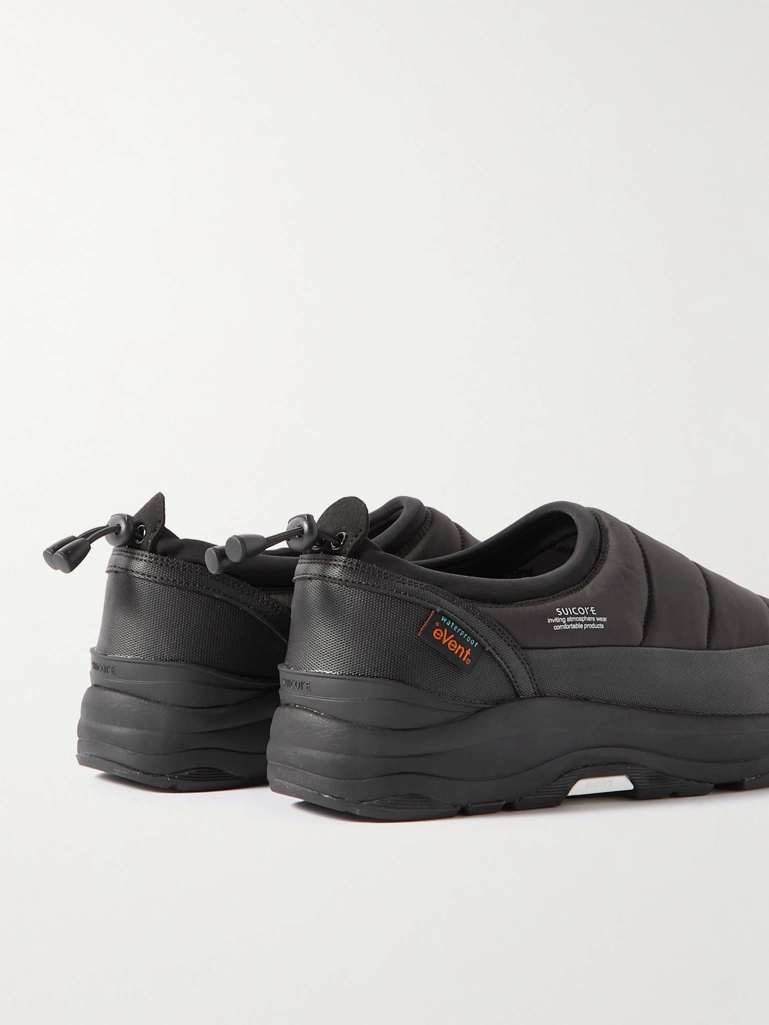 Pepper-Evab Rubber-Trimmed Quilted Shell Slip-On Sneakers - 5