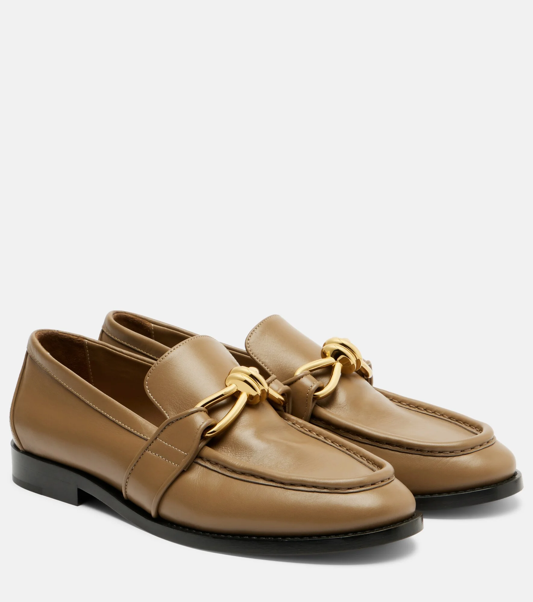 Astaire Knot leather loafers - 1