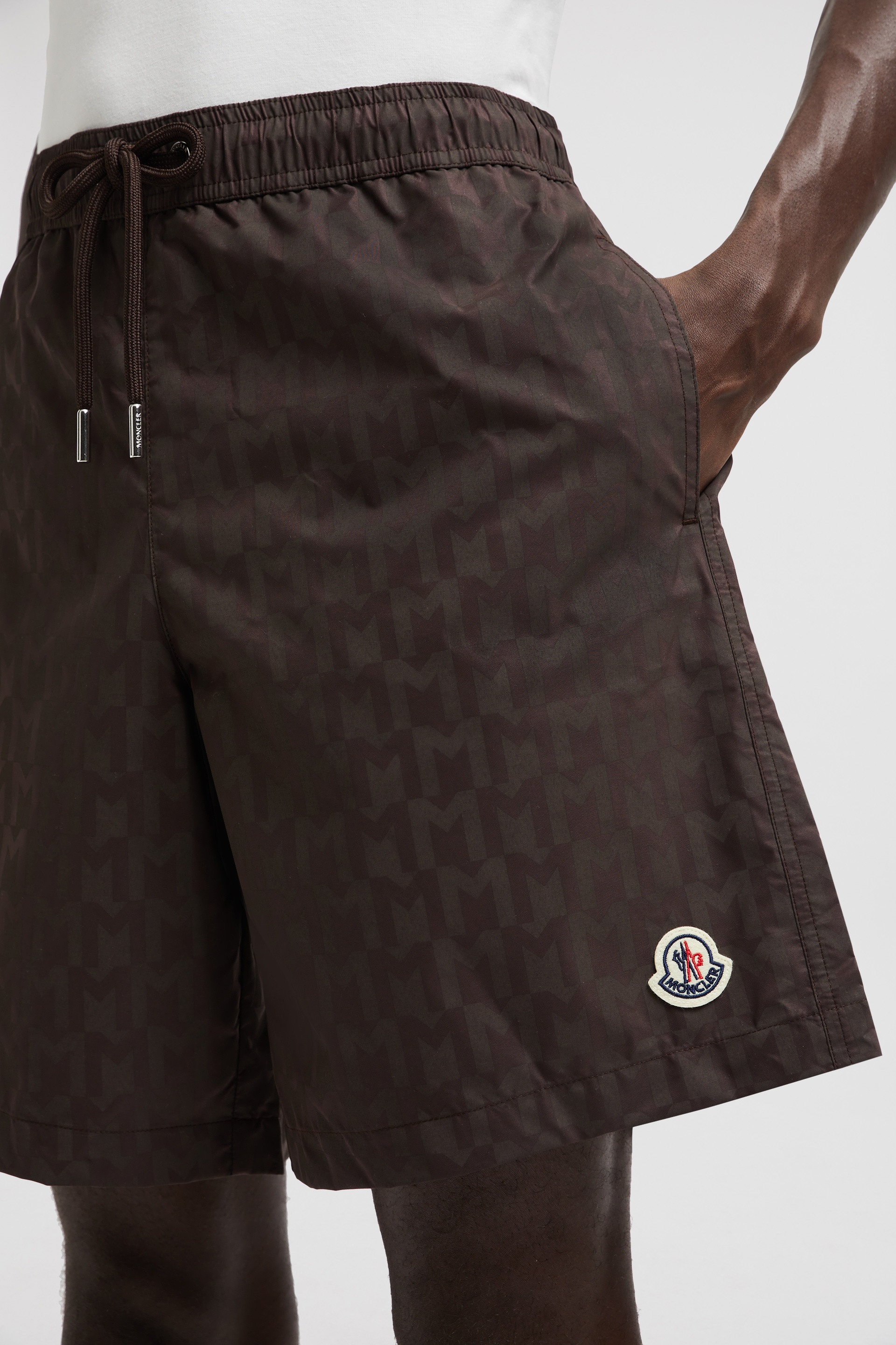 Monogram Print Swim Shorts - 4