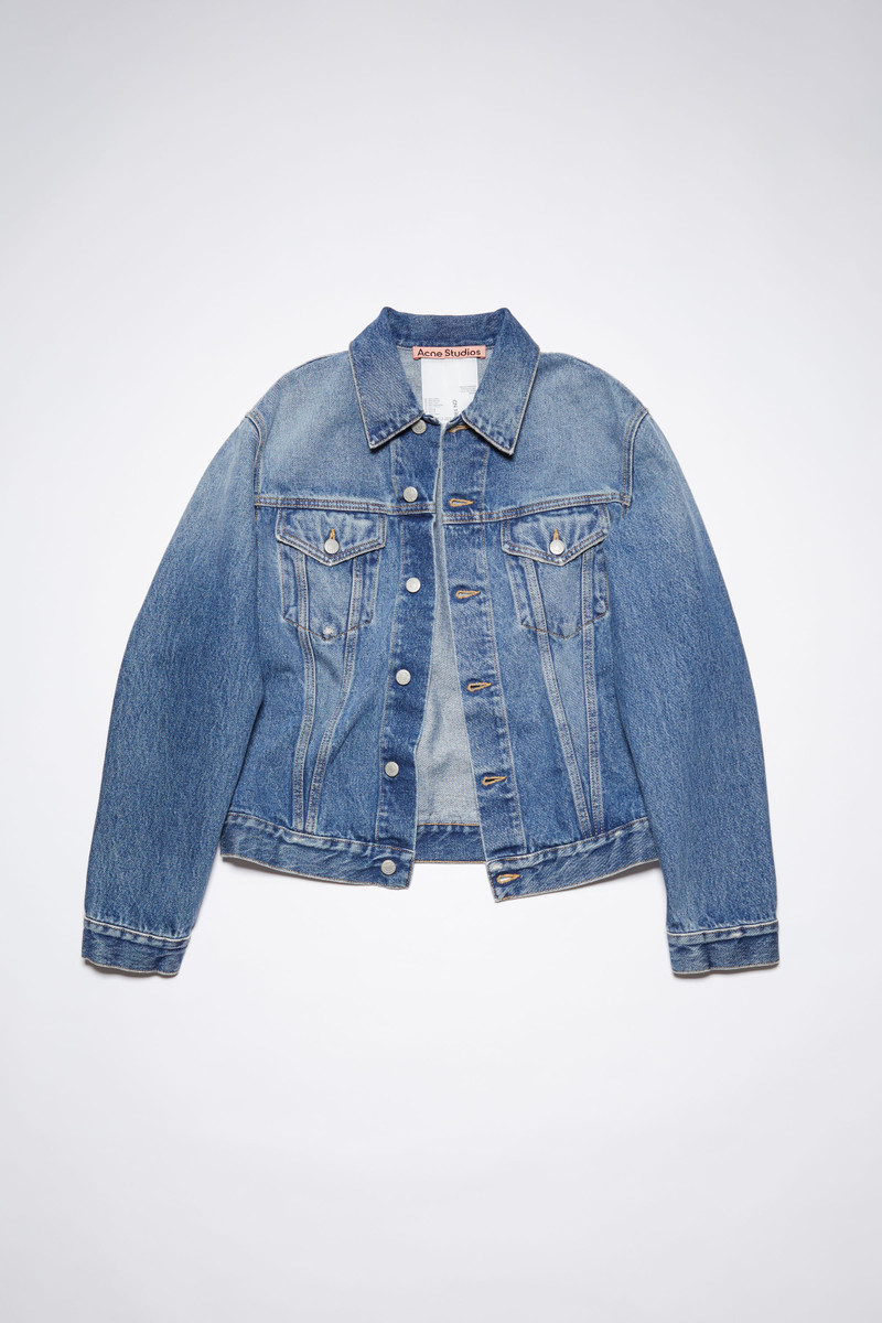 Regular fit denim jacket - Mid Blue - 1