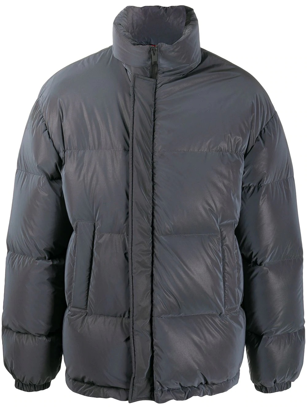 stand-up collar puffer jacket - 1