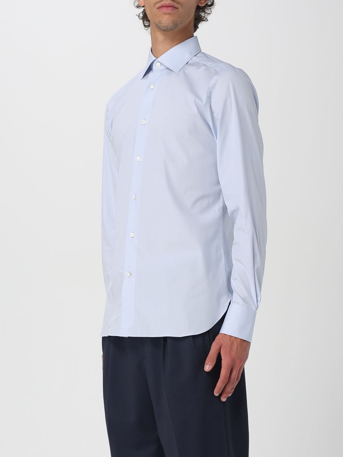 Zegna Shirt Men Blue - 4