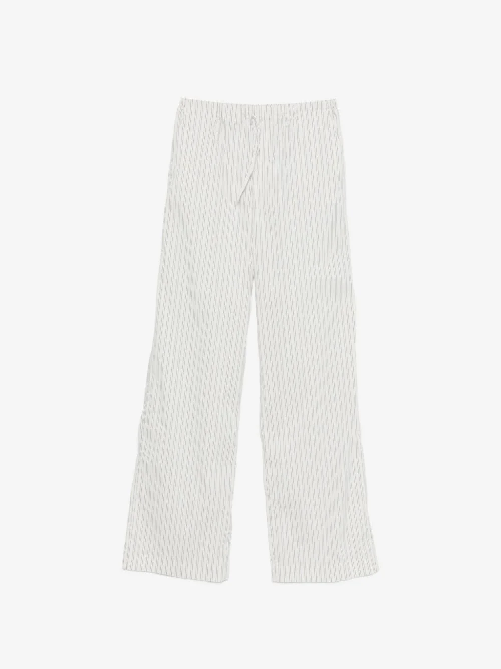 Lia striped-pattern drawstring trousers - 1