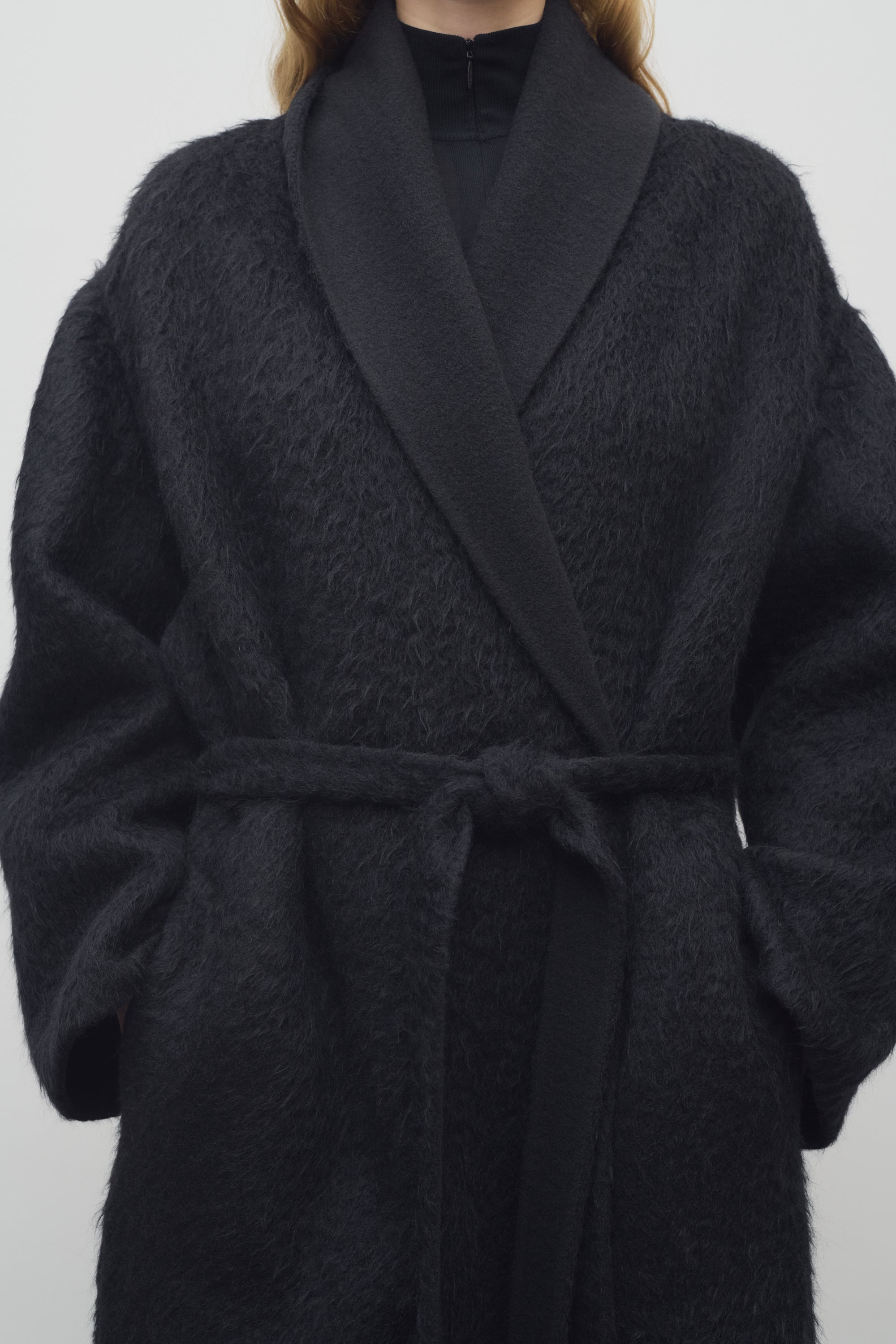 Aneta Coat in Wool and Alpaca - 6