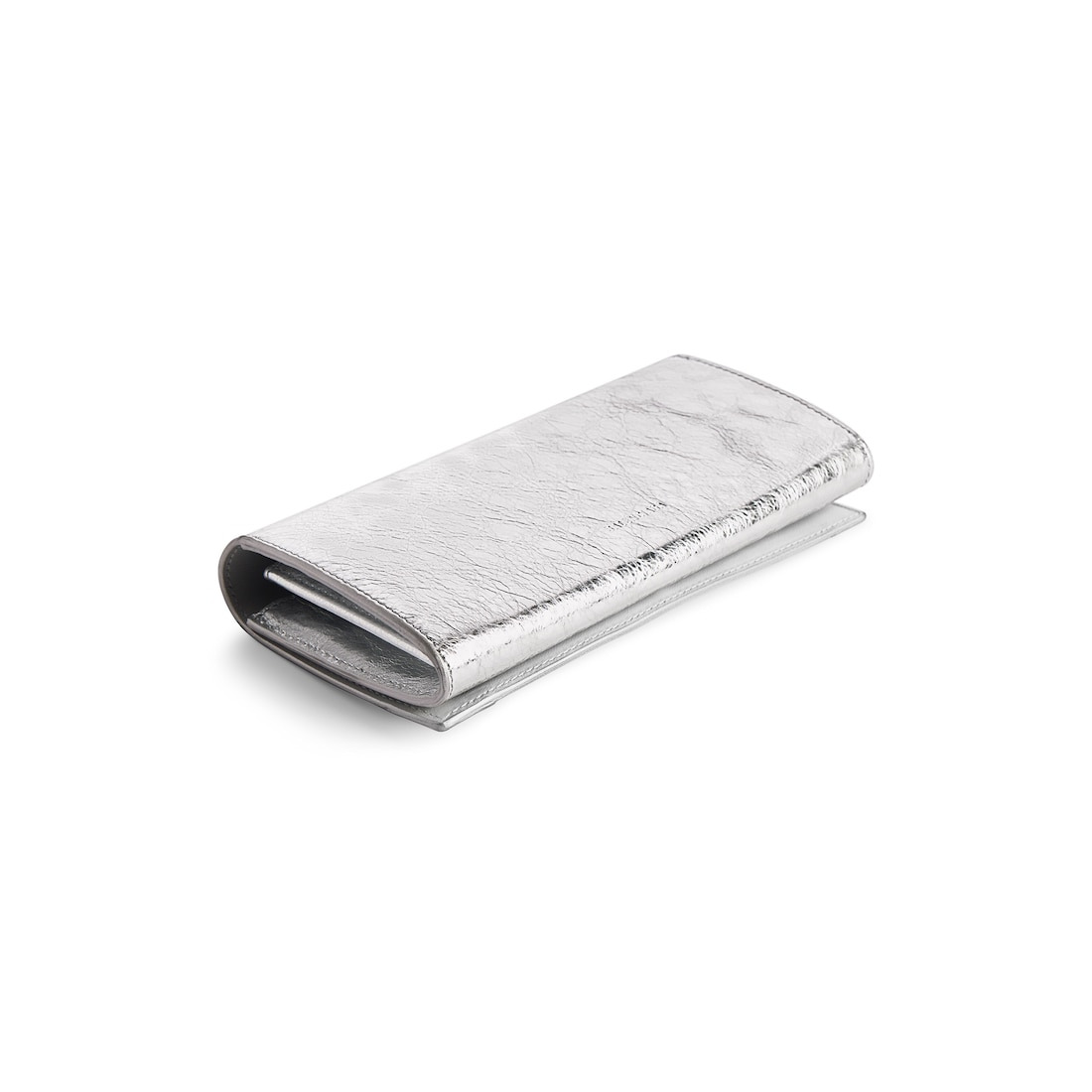 Women's Le City Money Long Wallet in Silver - 2