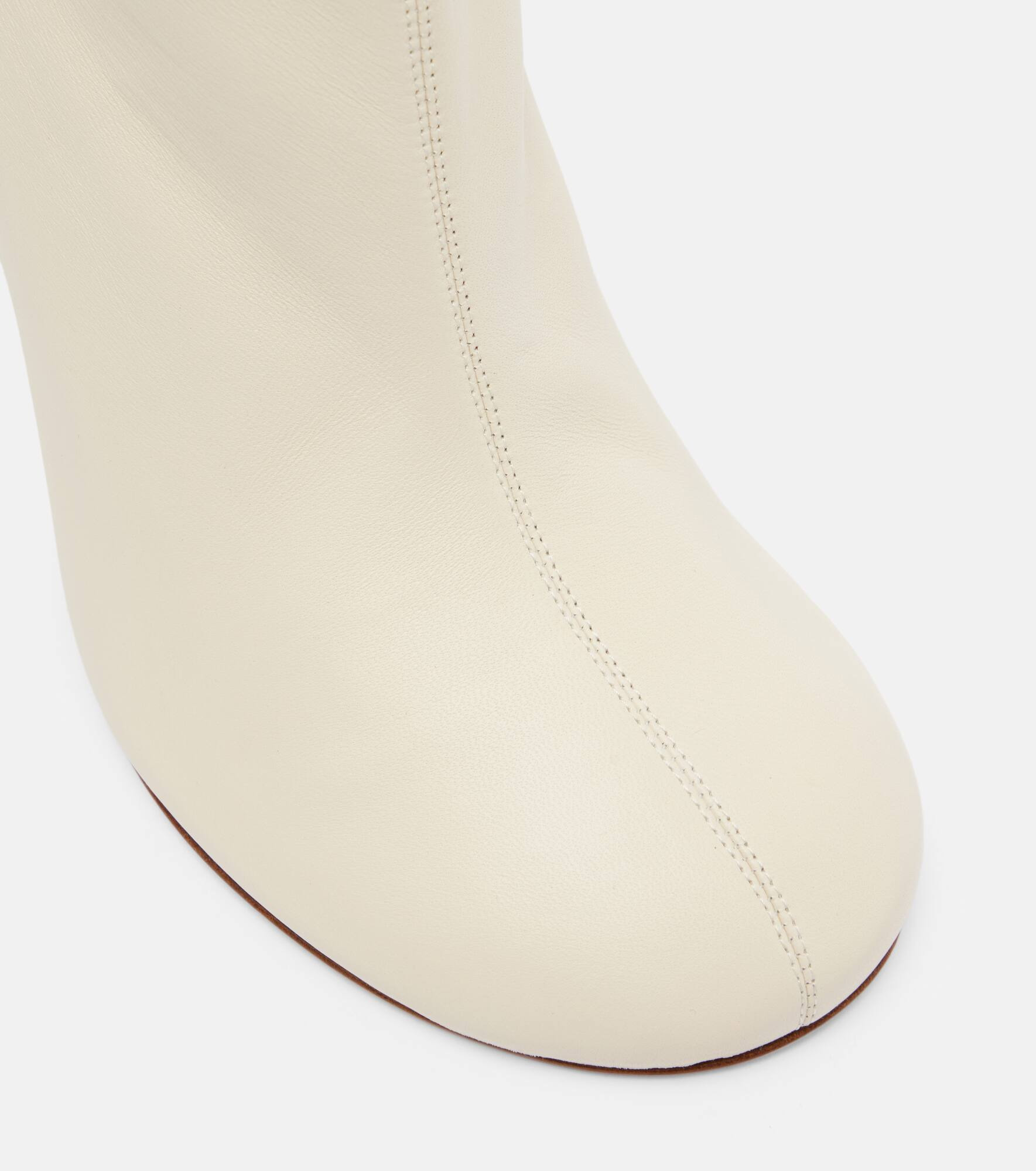 Iris 95 leather ankle boots - 5