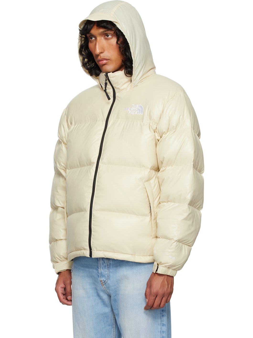 SSENSE Exclusive Beige 1996 Retro Nuptse Down Jacket - 4