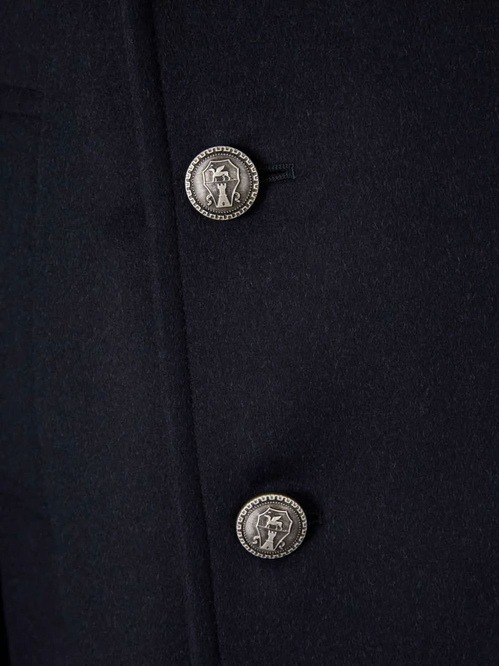 double-breasted buttoned coat - 3