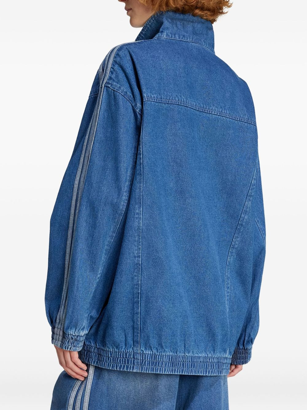 Adilenium stripe-detail denim jacket - 3