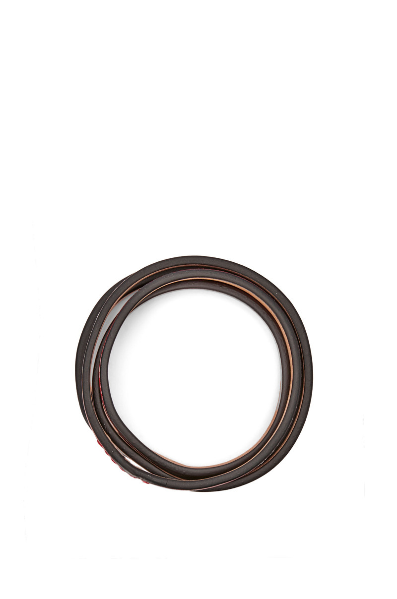 Double bangle set in classic calfskin 3