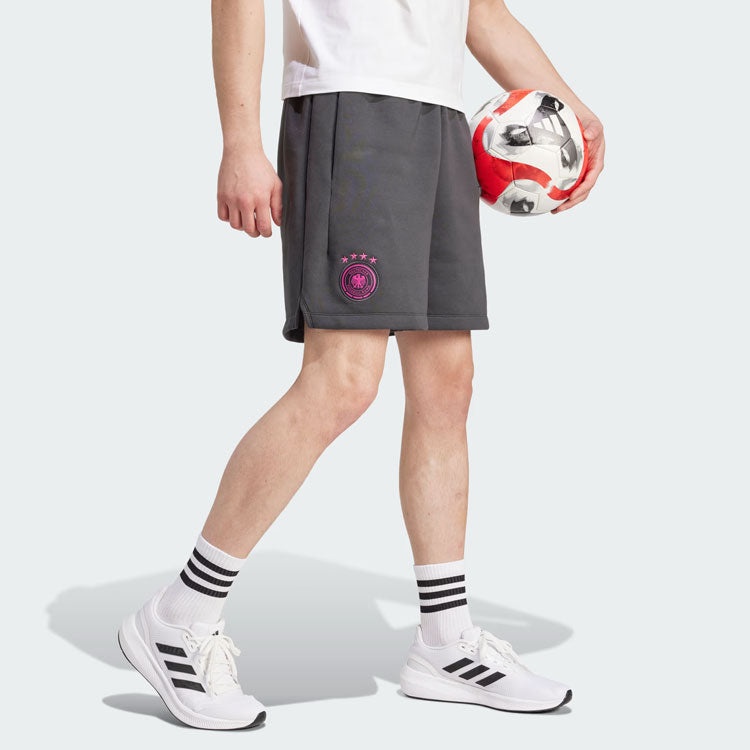 adidas Germany Travel Shorts Asia Sizing 'Carbon' IU2099 - 2