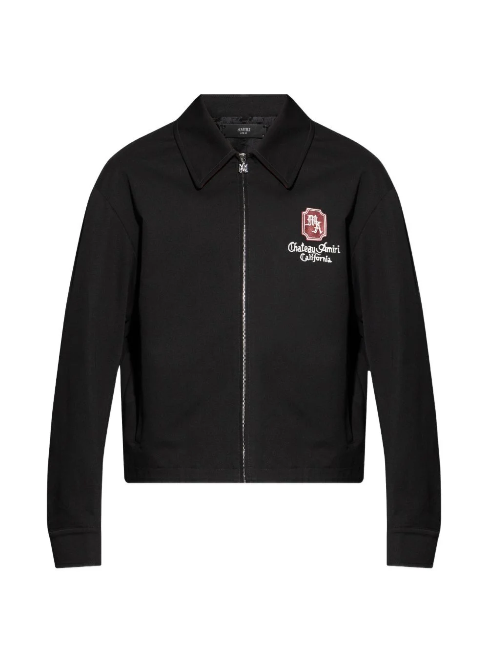 collared zip-fastening jacket - 1