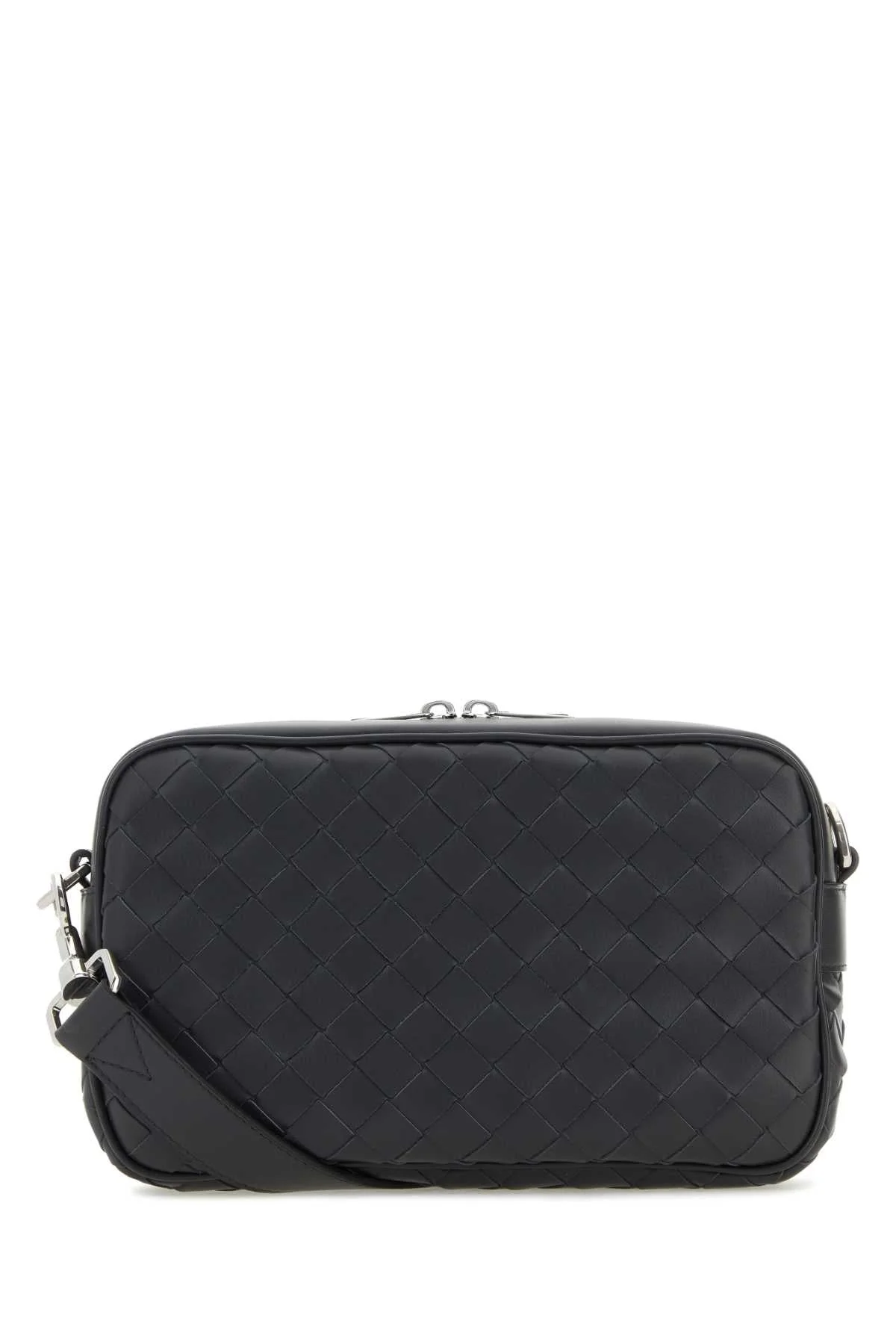 Bottega Veneta Men Slate Leather Crossbody Bag - 1