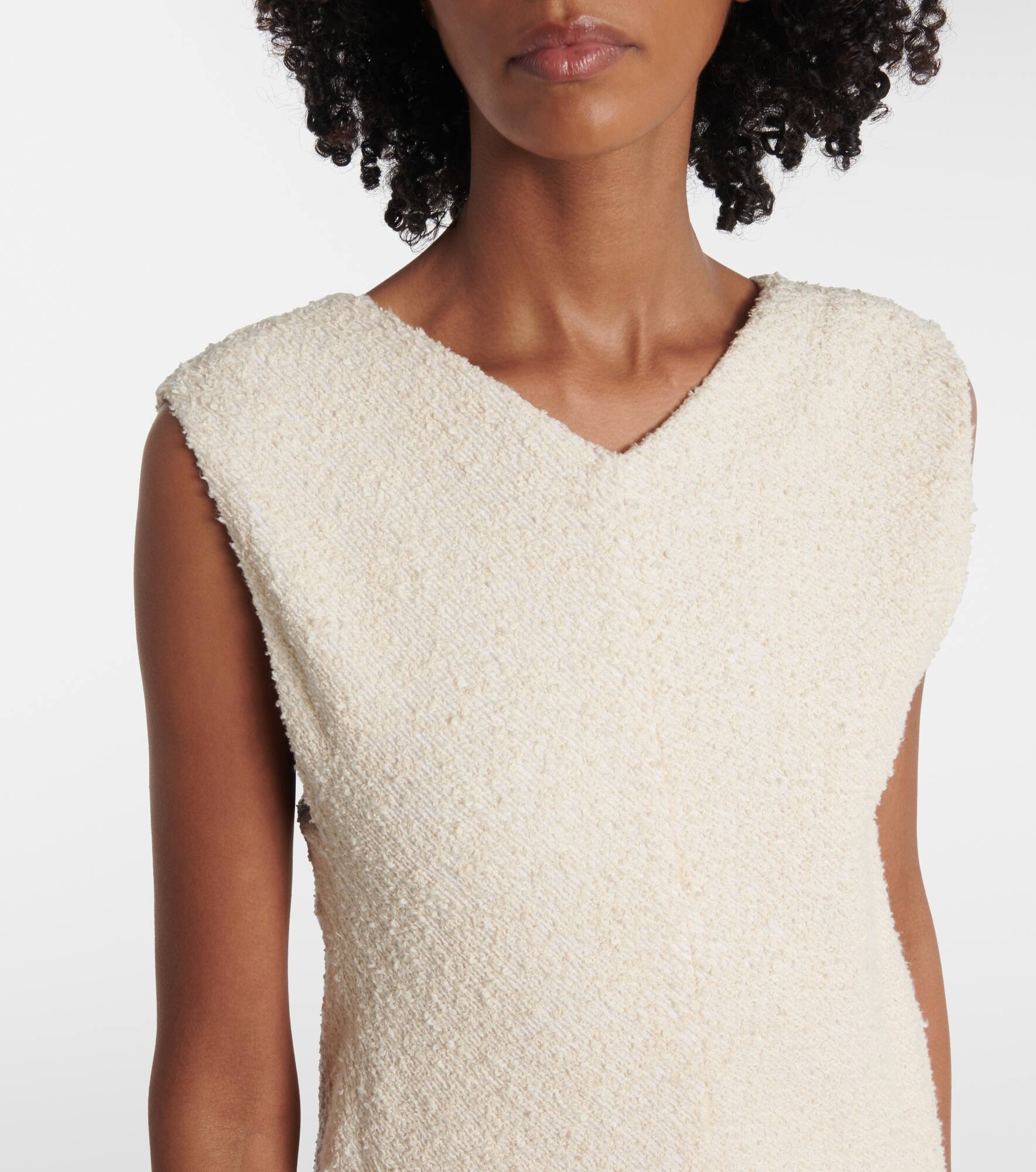 Mellie bouclé maxi dress - 5