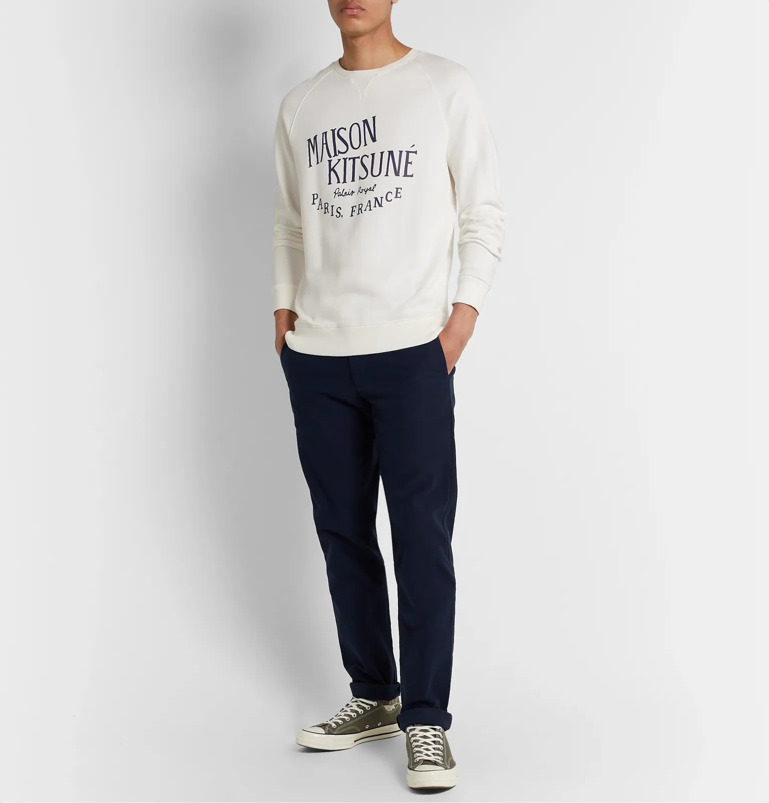 Printed Loopback Cotton-Jersey Sweatshirt - 2