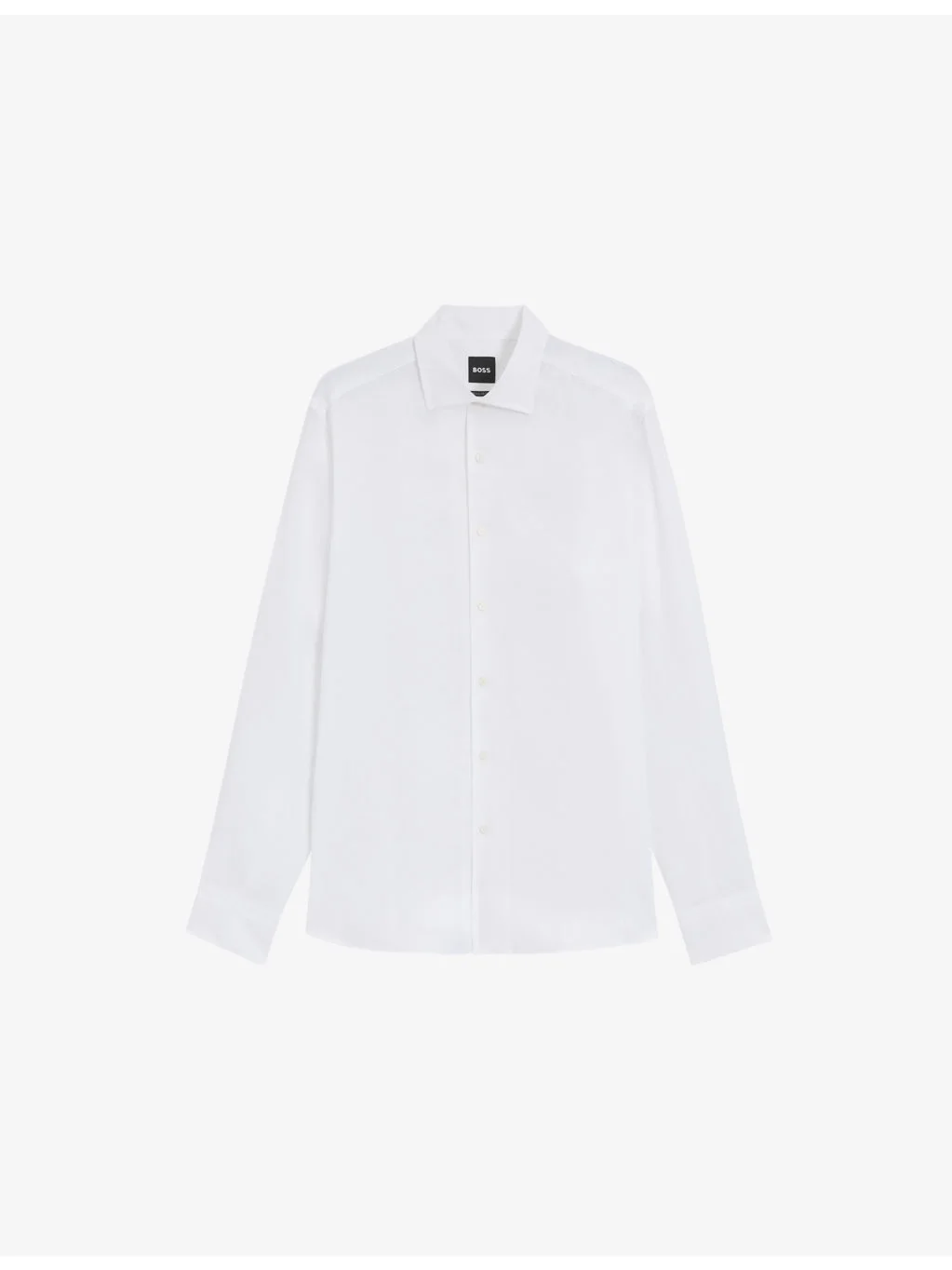 Beckham x BOSS Regular-Fit Button-Down Linen Shirt - 1
