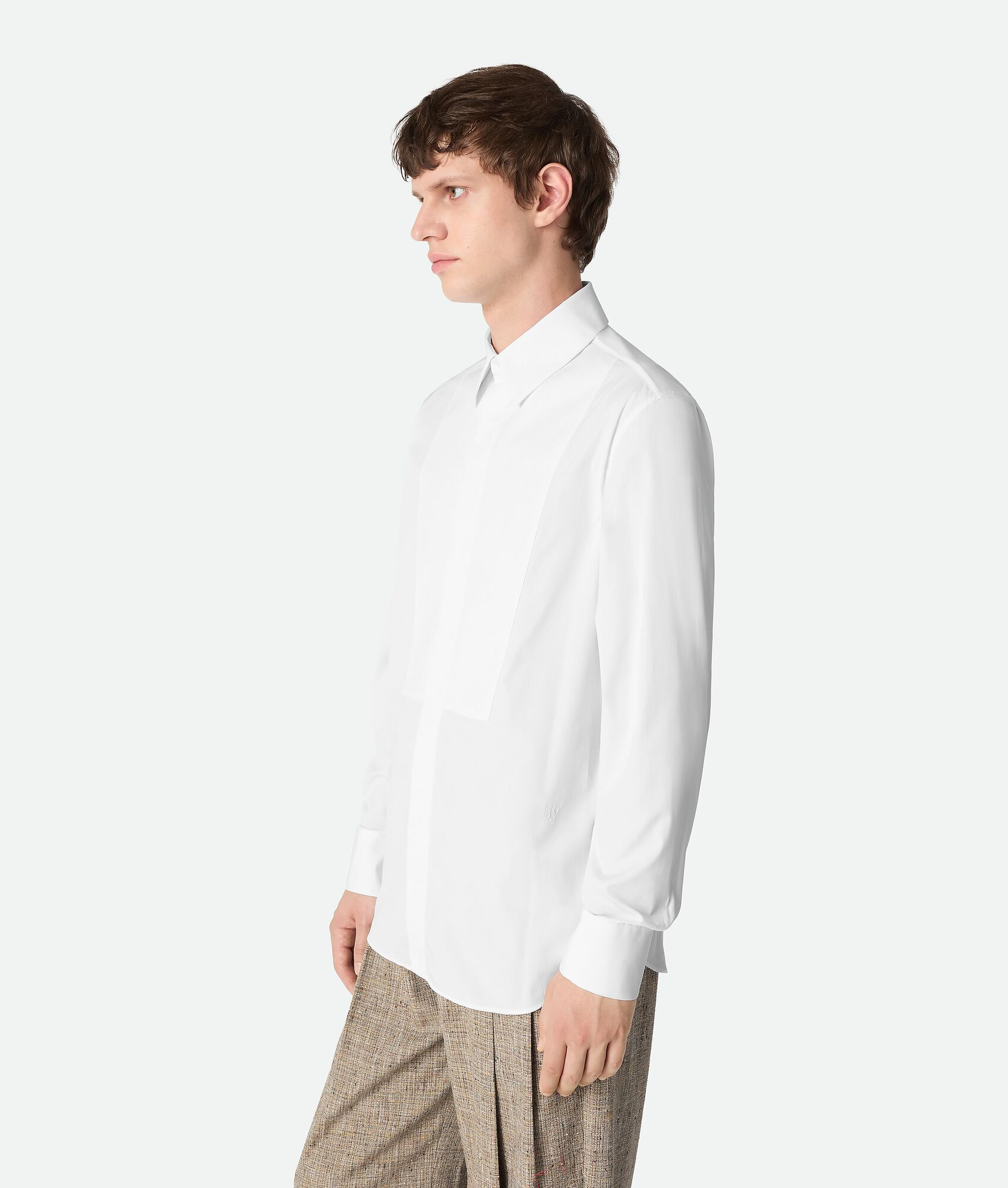 Poplin Plastron Shirt - 2
