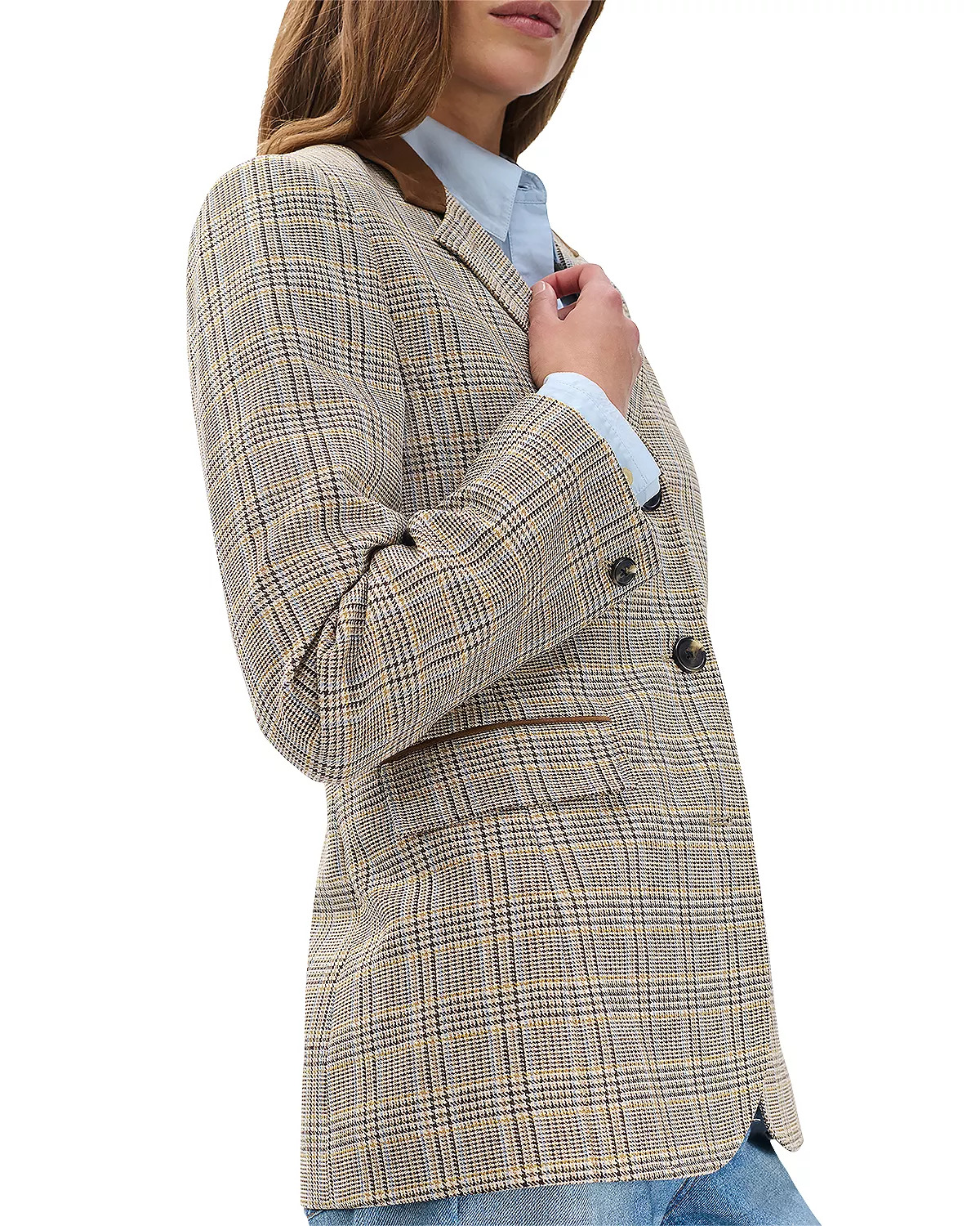 Evia Plaid Blazer - 4