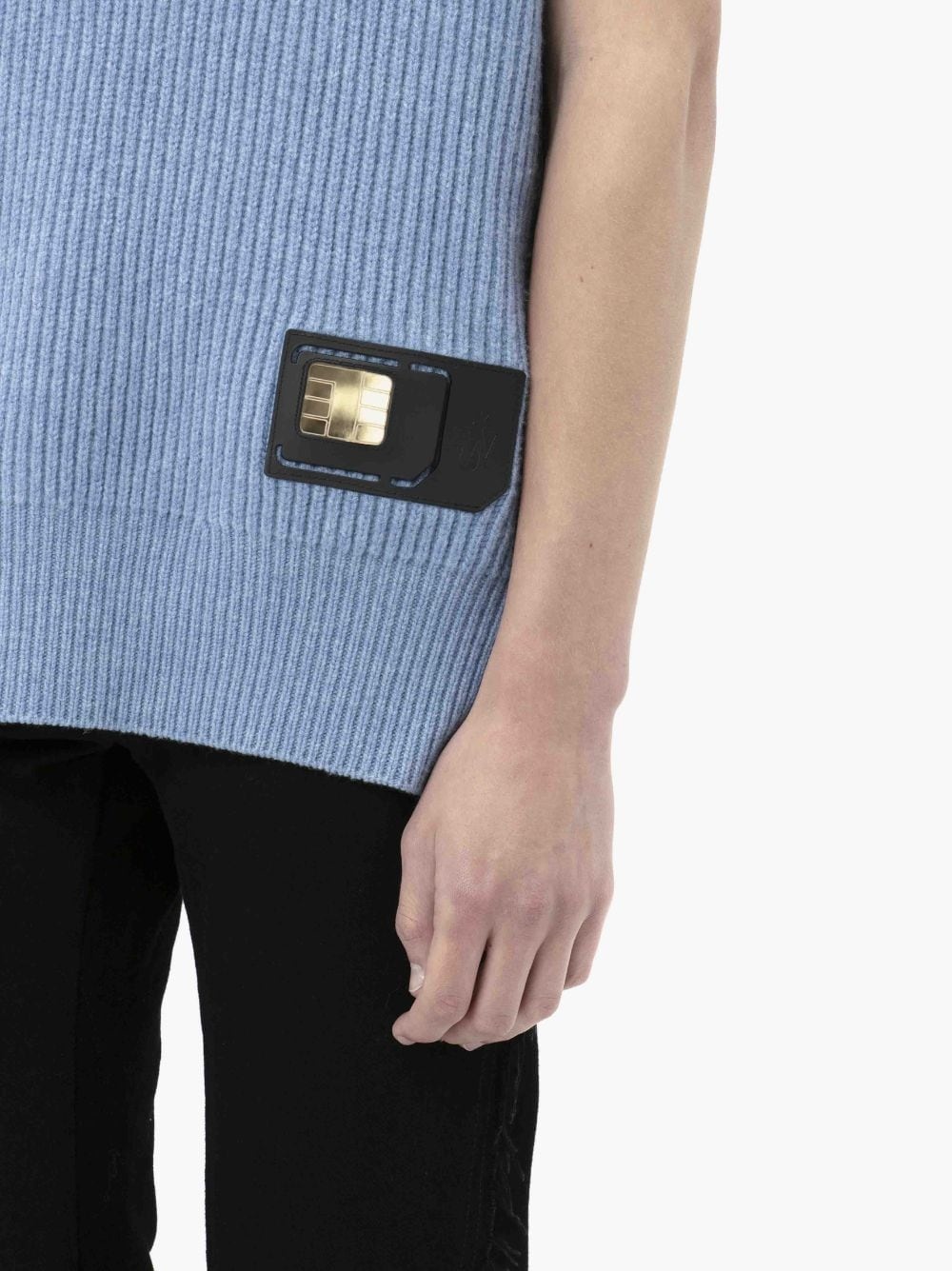 SIM CARD PATCH V NECK VEST - 6