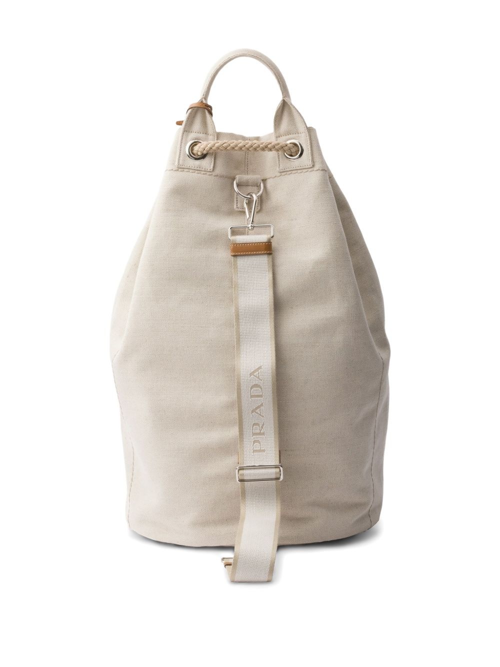 logo-print backpack - 4