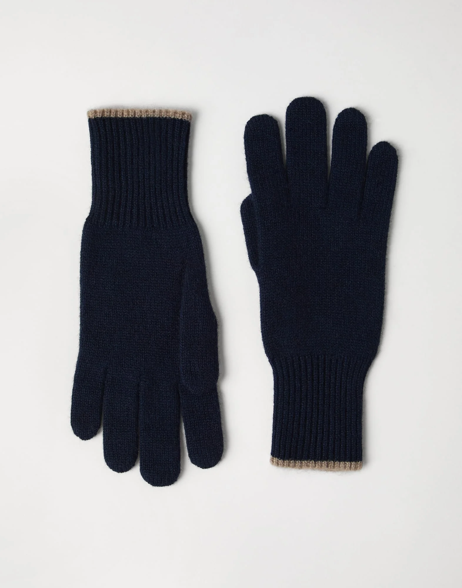 Cashmere knit gloves - 1