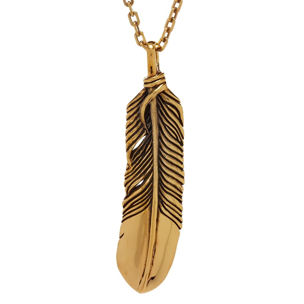 Ambush Feather Charm Necklace - 2