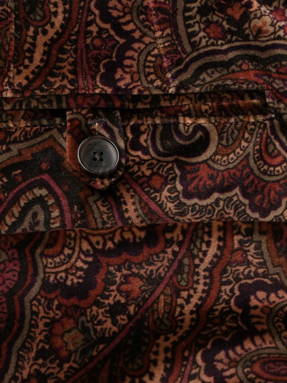 paisley print skinny trousers - 6