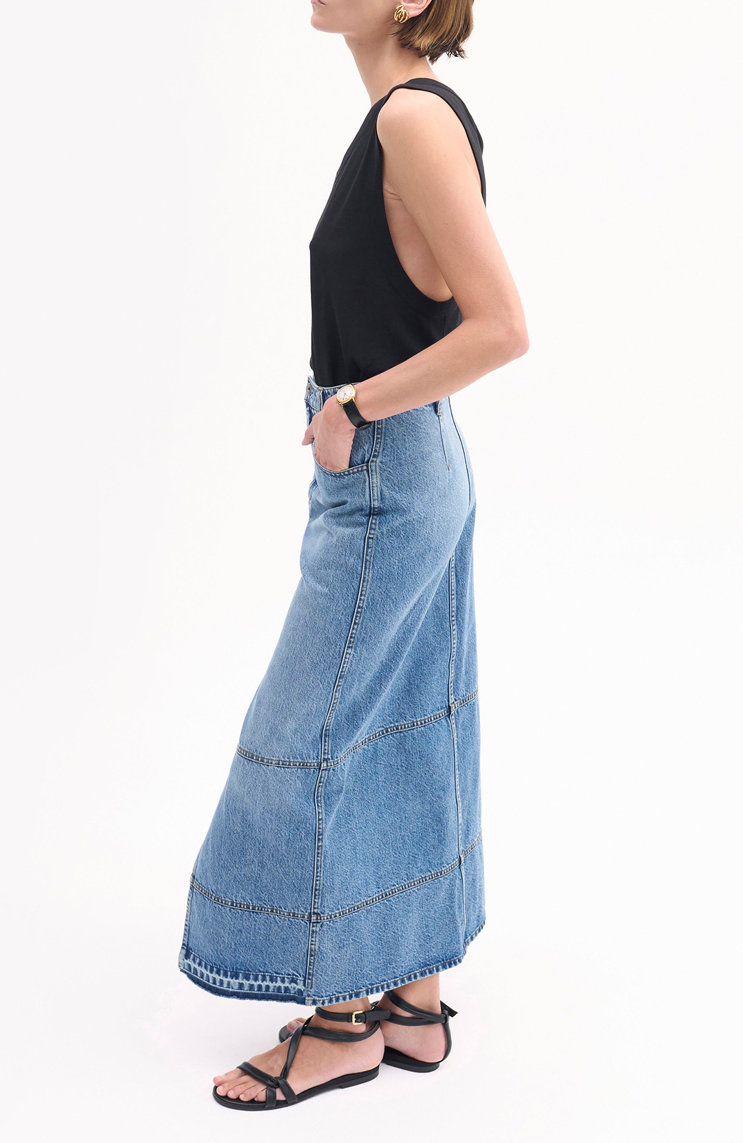 CO Loose Tank in Slub Jersey in Black at Nordstrom - 2