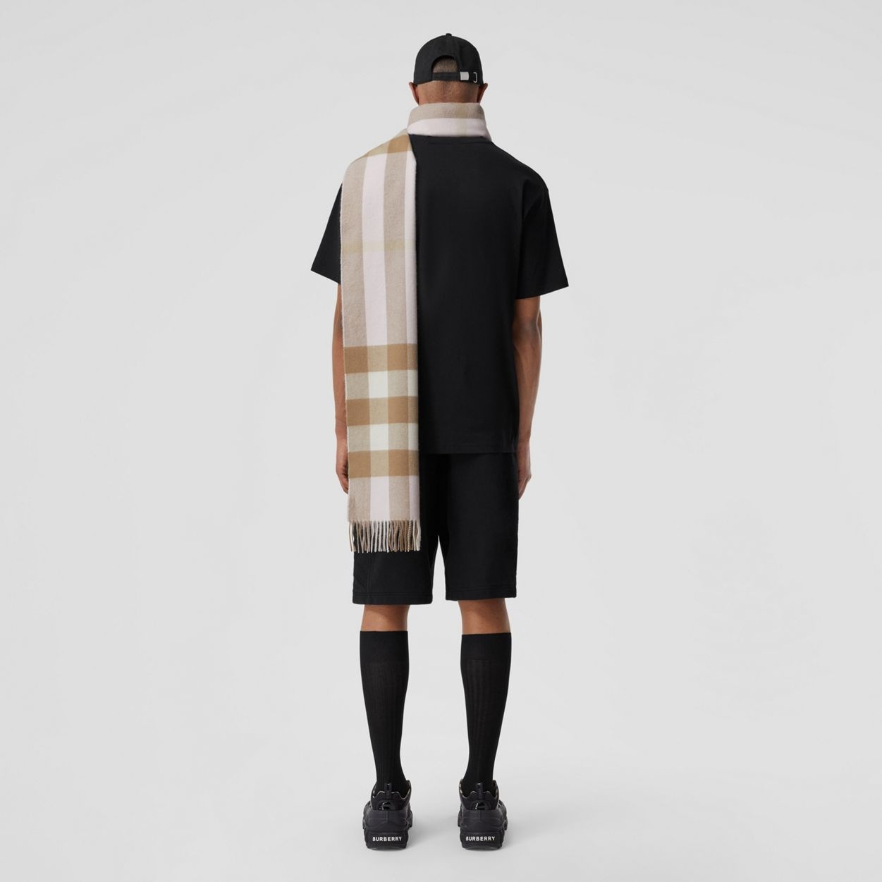 Check Cashmere Scarf - 8