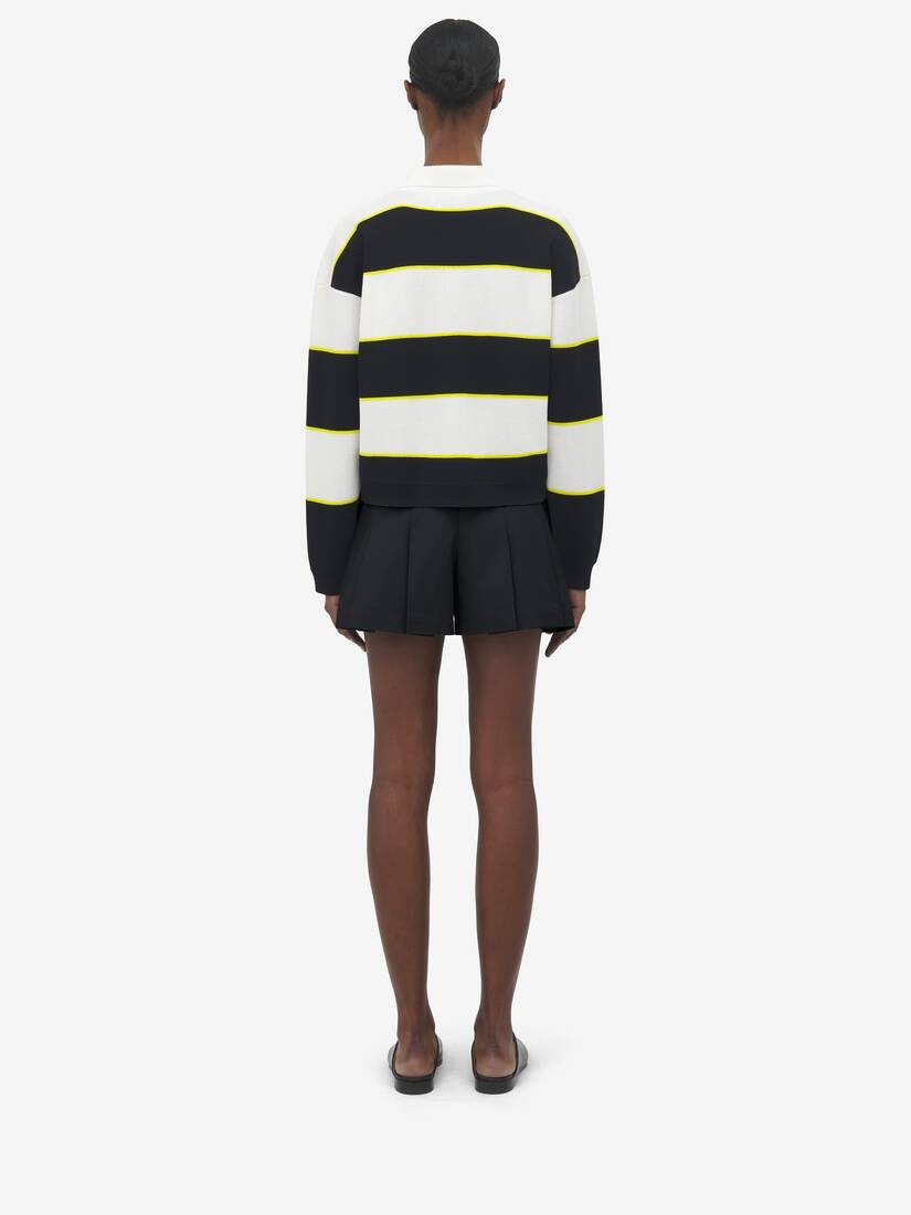 Striped Polo Jumper - 5