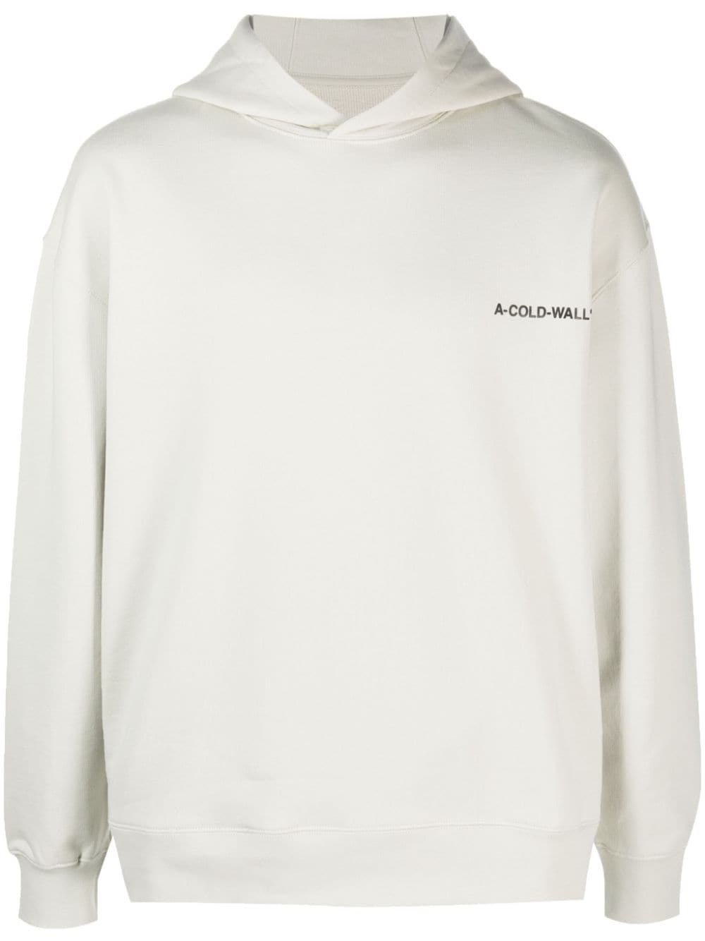 Essentials logo-print cotton hoodie - 1