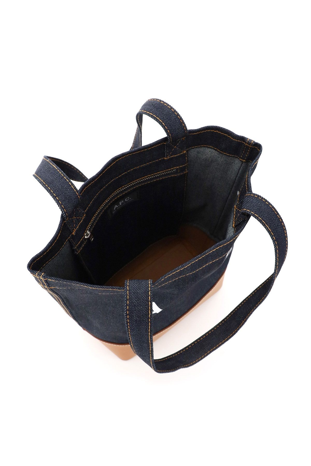 AXELLE DENIM SMALL TOTE BAG - 4