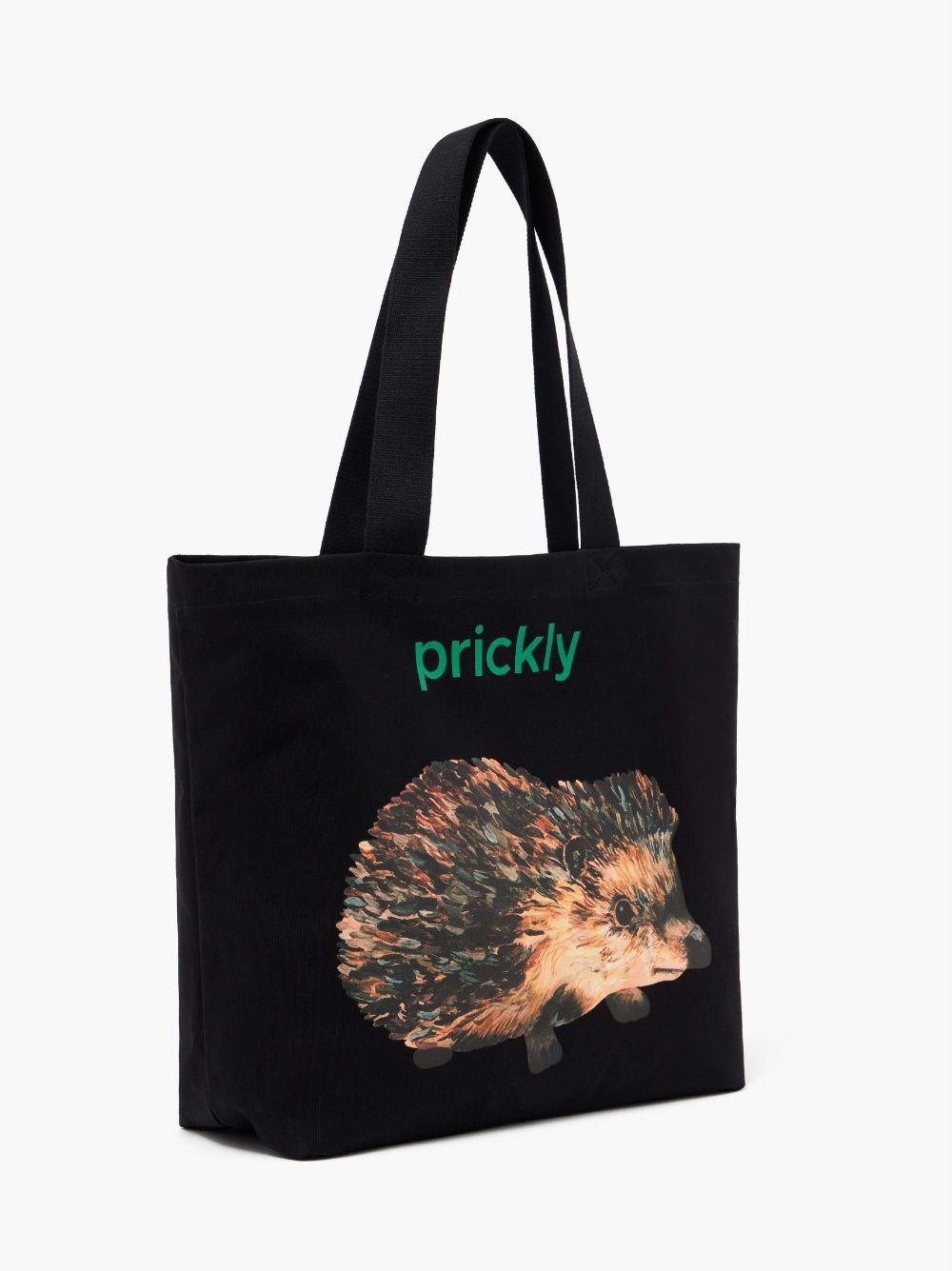 CANVAS TOTE - HEDGEHOG PRINT - 2